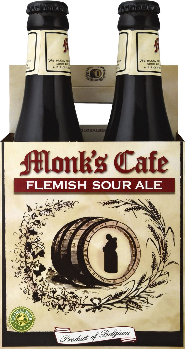 slide 8 of 9, Global Beer Network Flemish Sour Ale Monk's Cafe Beer 4 ea, 4 ct