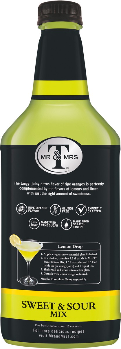 slide 5 of 9, Mr & Mrs T Sweet & Sour Mix, 59.2 fl oz; 1.75 liter