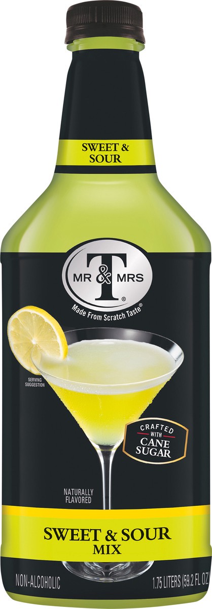 slide 7 of 9, Mr & Mrs T Sweet & Sour Mix, 59.2 fl oz; 1.75 liter