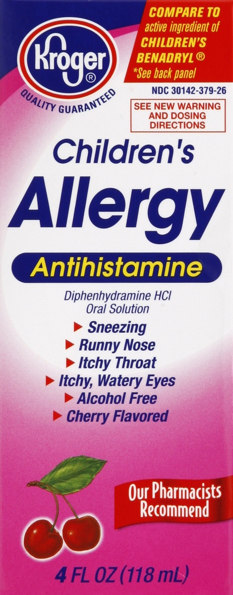 slide 5 of 6, Kroger Children's Cherry Allergy Relief, 4 oz