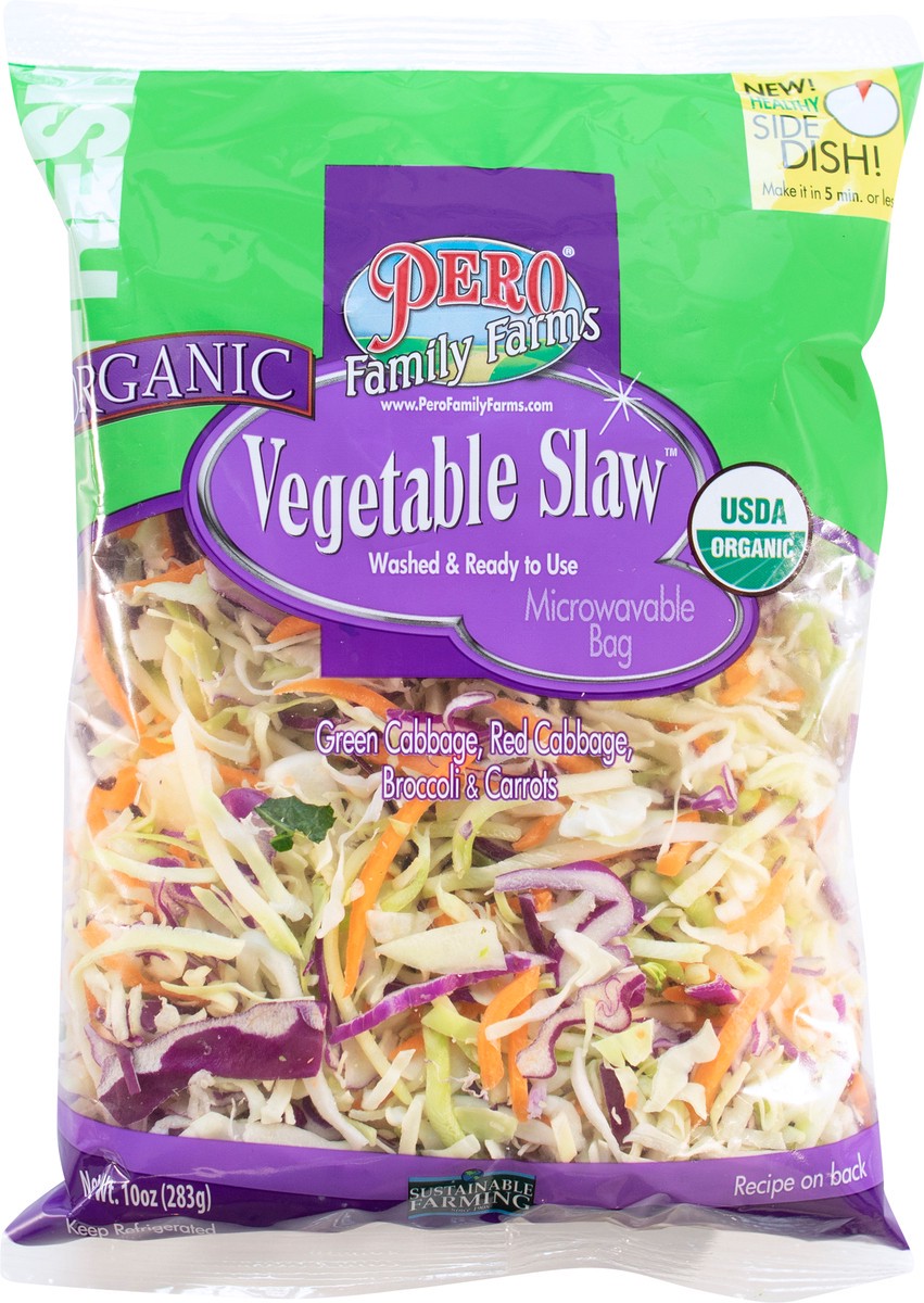 slide 1 of 9, Pero Family Farms Organic Vegetable Slaw 10 oz, 10 oz