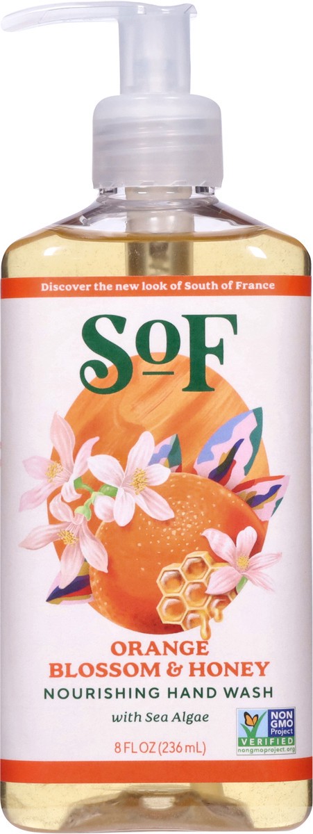 slide 2 of 9, SOF Nourishing Orange Blossom & Honey Hand Wash with Sea Algae 8 fl oz, 8 oz