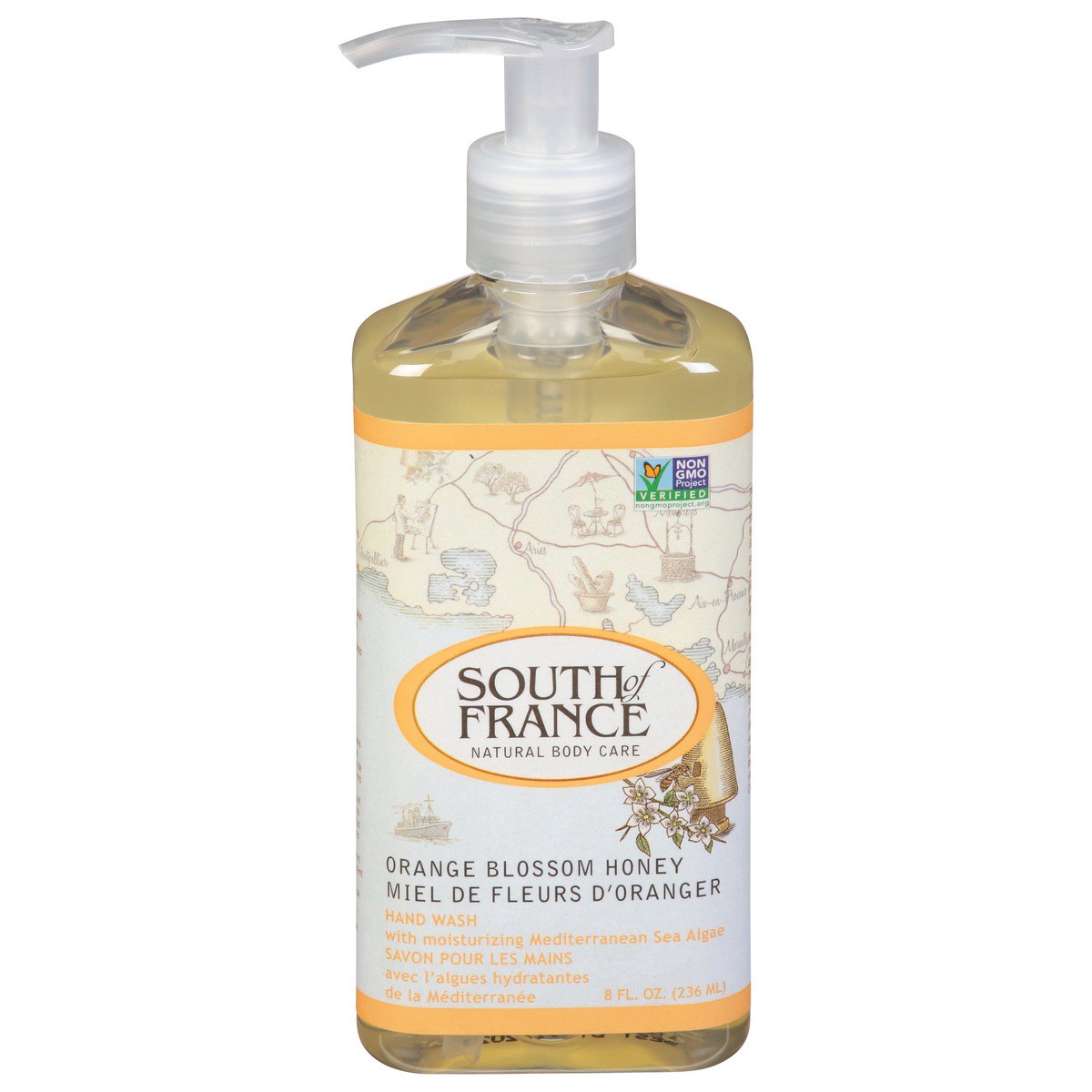 slide 1 of 9, SOF Nourishing Orange Blossom & Honey Hand Wash with Sea Algae 8 fl oz, 8 oz