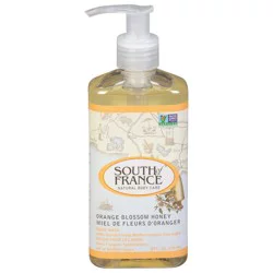 SoF Nourishing Hand Wash - With Moisturizing Sea Algae, Coconut & Olive Oil- Vegan & Non GMO- Free From Phthalates, Sulfates & Parabens- Orange Blossom & Honey - 8 oz Bottle