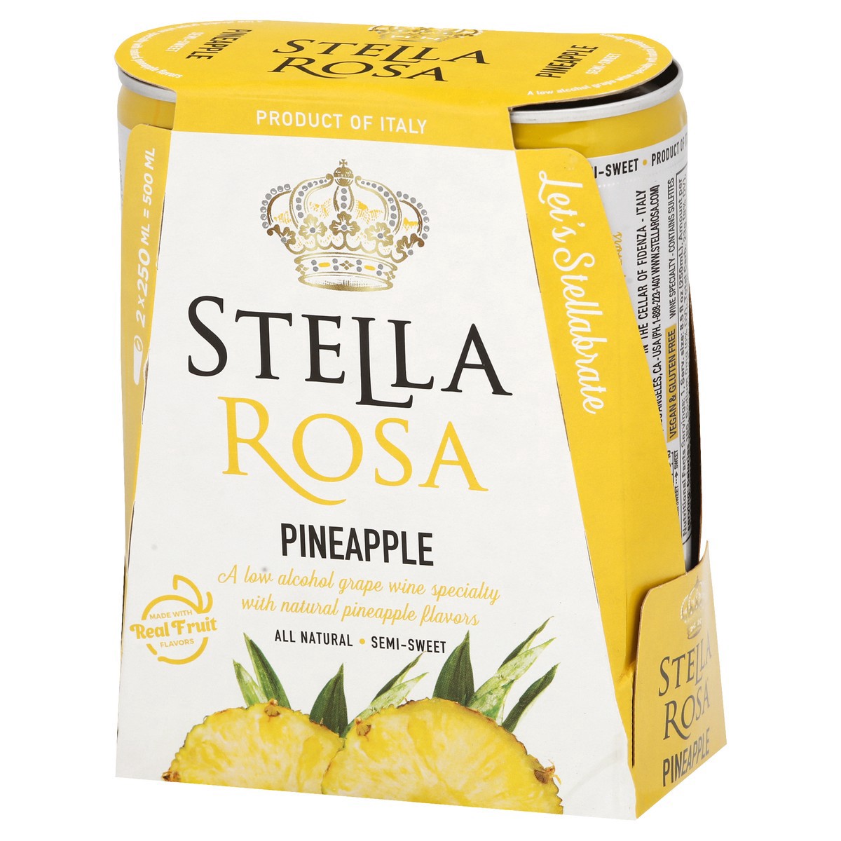 slide 8 of 8, Stella Rosa Moscato Pineapple Wine 2Pk, 500 ml