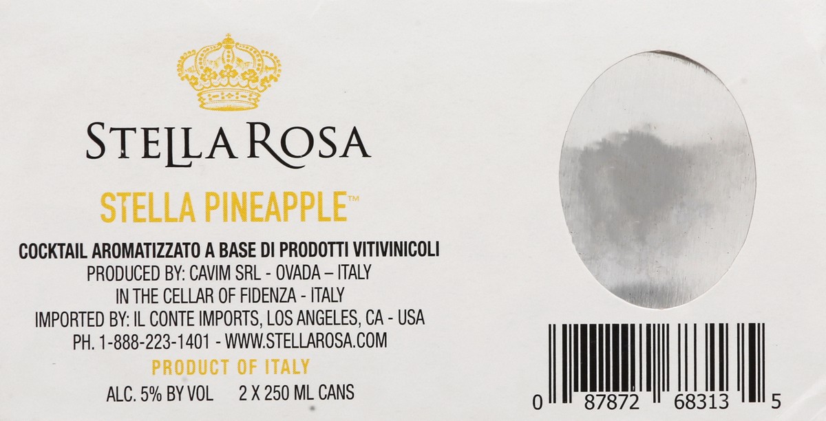 slide 4 of 8, Stella Rosa Moscato Pineapple Wine 2Pk, 500 ml