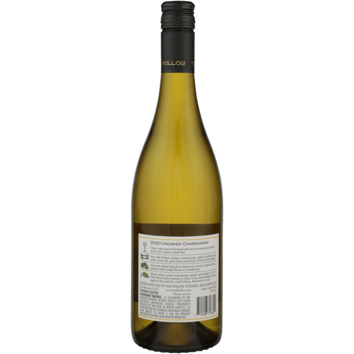 slide 7 of 7, Toad Hollow Chardonnay 750 ml, 750 ml