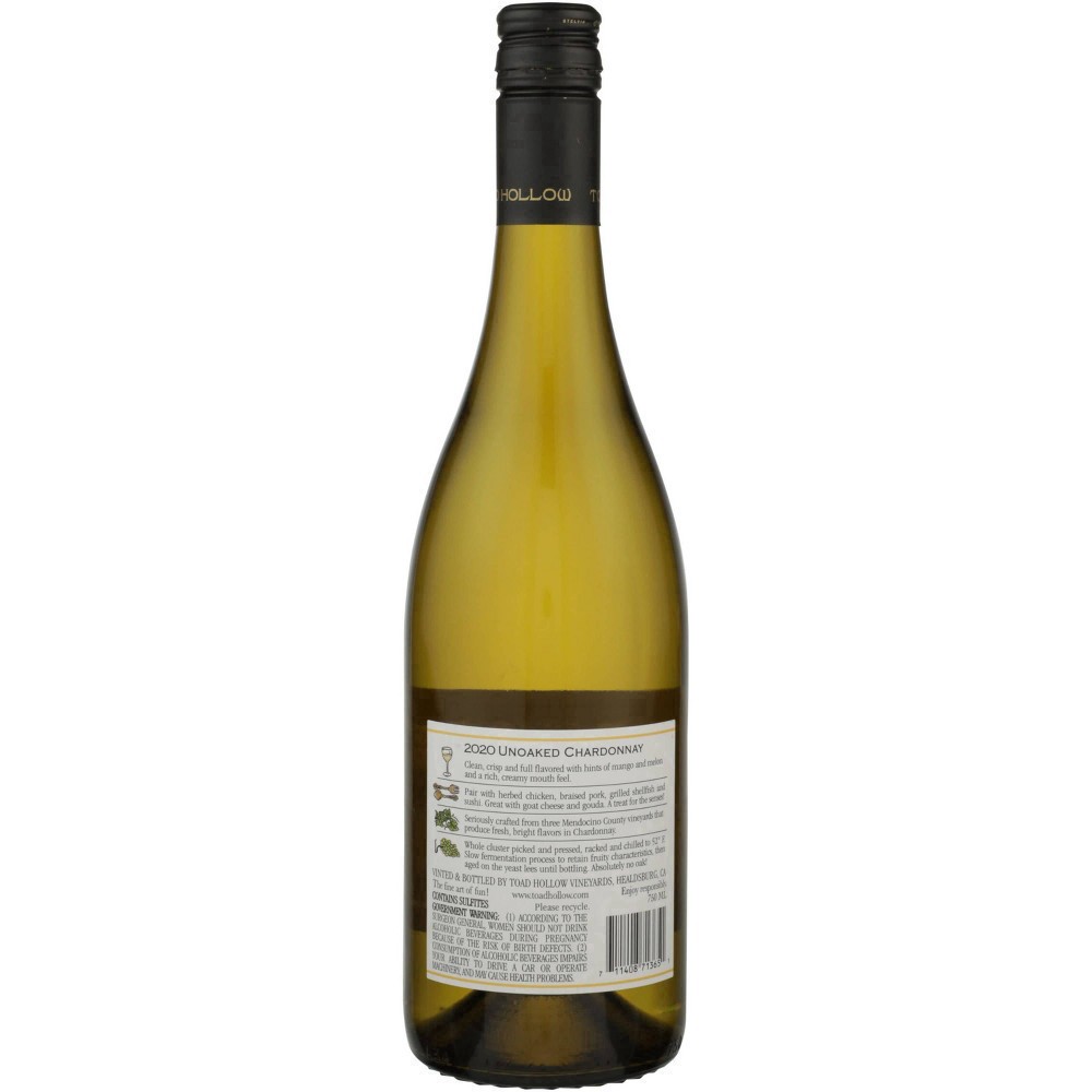 slide 4 of 7, Toad Hollow Chardonnay 750 ml, 750 ml