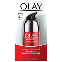 Olay Regenerist Micro-Sculpting Serum, Fragrance Free Face Moisturizer 1.7 Fl Oz