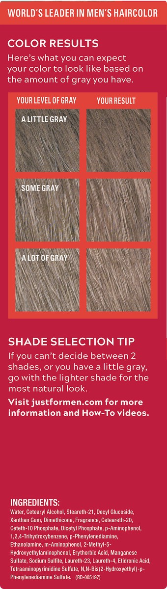 slide 7 of 8, Just for Men Easy Comb-In Color A-15 Dark Blond Single Application Haircolor Kit 1 ea, 1 ct