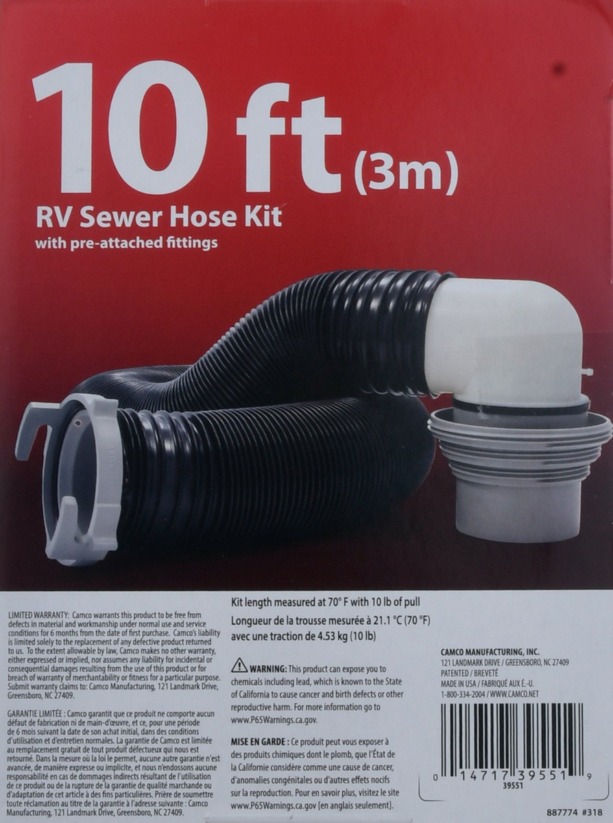 slide 6 of 12, Camco Rv Sewer Hose Kit, 1 ct