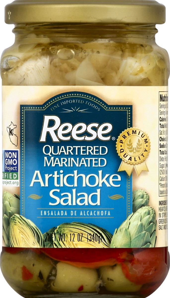 slide 2 of 2, Reese Artichoke Salad 12 oz, 12 oz