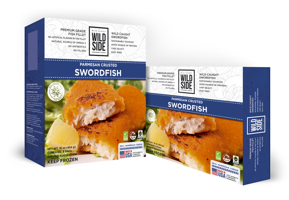 slide 1 of 1, Wild Side Parmesan Crusted Swordfish, 8 ct; 16 oz