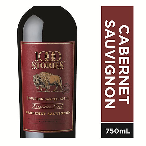 slide 1 of 1, 1000 Stories Wine Cabernet Sauvignon Bourbon Barrel Aged California, 750 ml