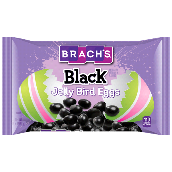 slide 1 of 1, Brach's Easter Black Jelly Bird Eggs, 14.5 oz