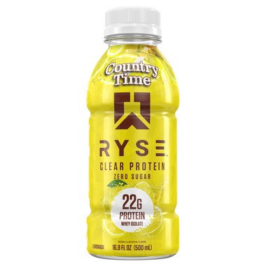 slide 1 of 1, Ryse Clear Protein Rtd 16.9oz Country Time Lemonade, 16.9 fl oz