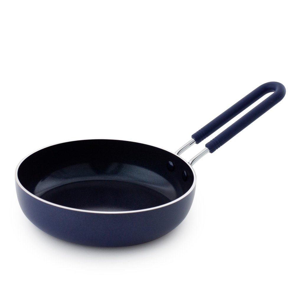 slide 1 of 1, Blue Diamond Mighty Mini Egg Pan - Blue, 1 ct