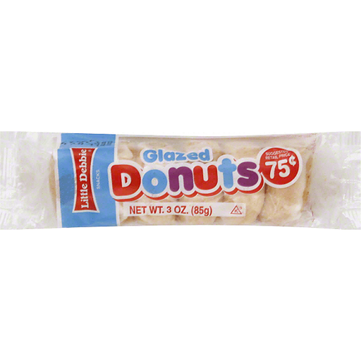 slide 3 of 3, Little Debbie Glazed Mini Donuts, 3 oz