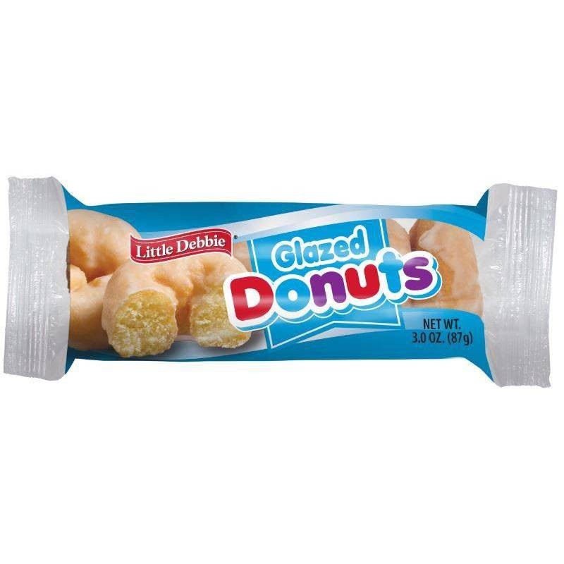 slide 1 of 3, Little Debbie Glazed Mini Donuts, 3 oz