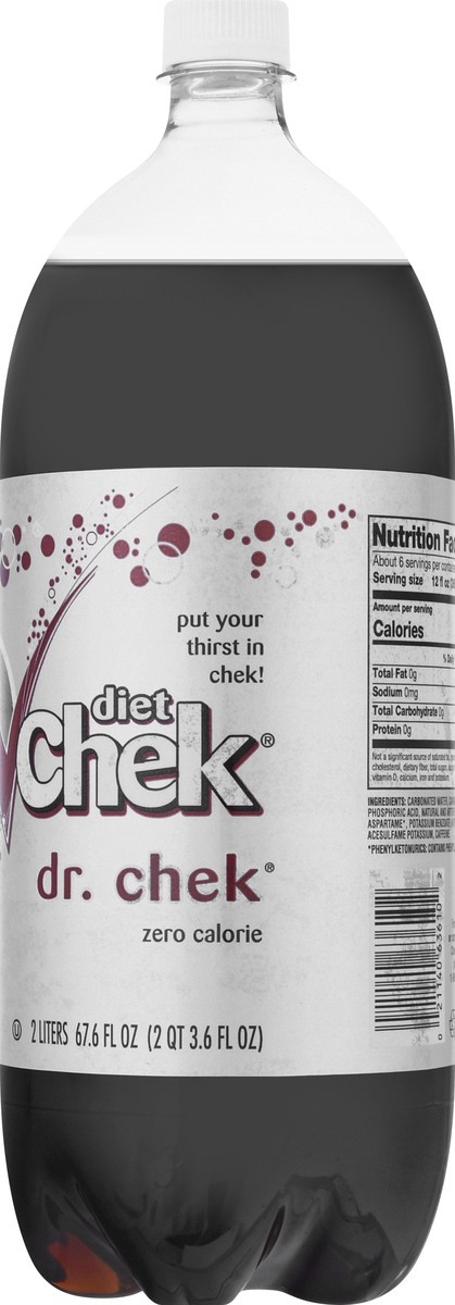 slide 12 of 13, Chek Diet Dr. Chek Soda - 2 liter, 2 liter