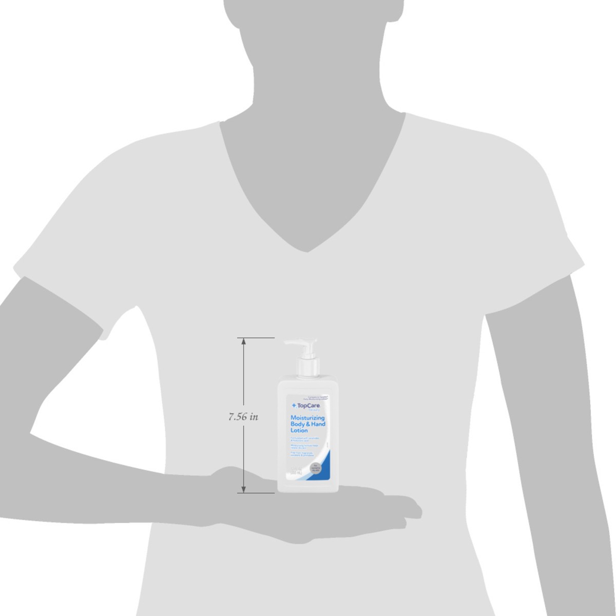 slide 2 of 14, TopCare Beauty Moisturizing Body & Hand Lotion 12 fl oz, 12 fl oz