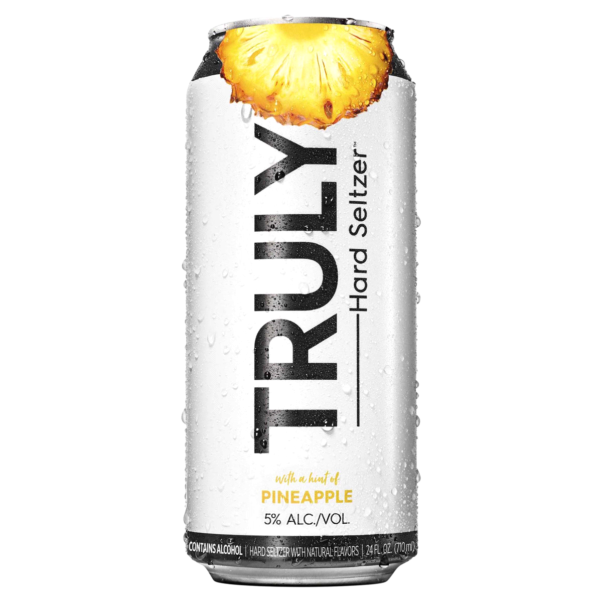 slide 1 of 1, TRULY Hard Seltzer Pineapple, Spiked & Sparkling Water (24 fl. oz. Can), 24 oz