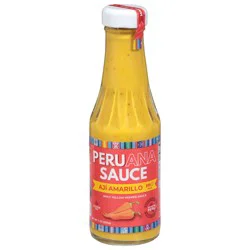 Peruana Sauce Mild Spicy Yellow Pepper Aji Amarillo Sauce 7 oz