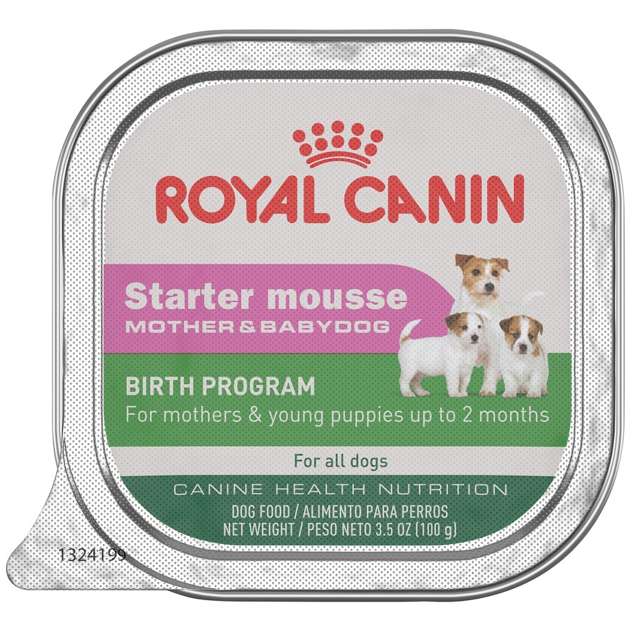 slide 1 of 7, Royal Canin Starter Mousse Birth Program Mother & Babydog Dog Food, 3.5 oz