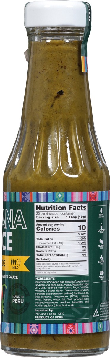 slide 8 of 13, Peruana Sauce Mild Aji Verde 7 oz, 7 oz