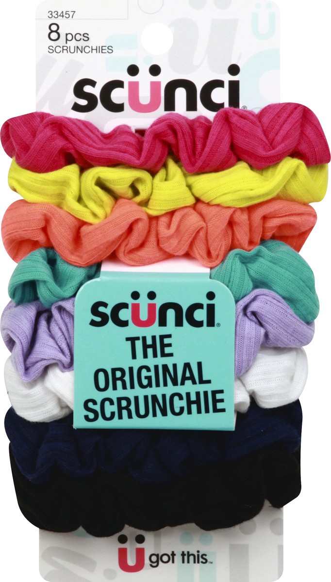 slide 5 of 6, scünci Scrunchies, 8 ct