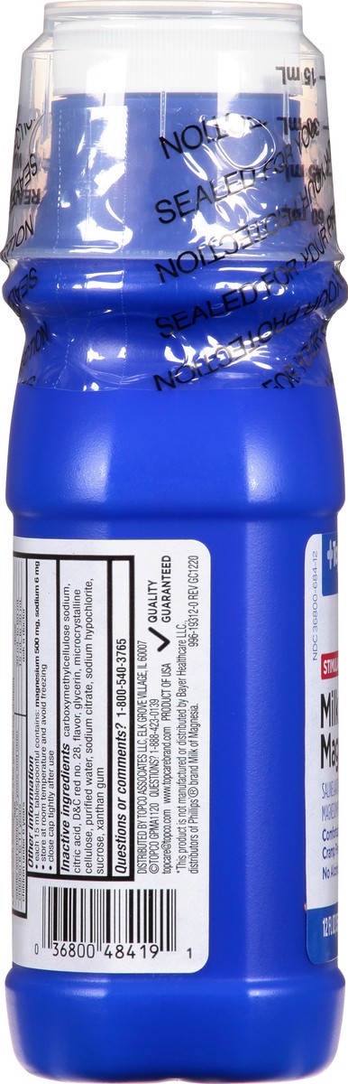 slide 4 of 9, Topcare Milk Of Magnesia Cherry, 12 oz