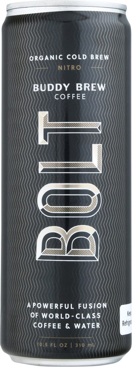 slide 2 of 14, Buddy Brew Coffee Bolt Organic Cold Brew Coffee - 10.5 fl oz, 10.5 fl oz