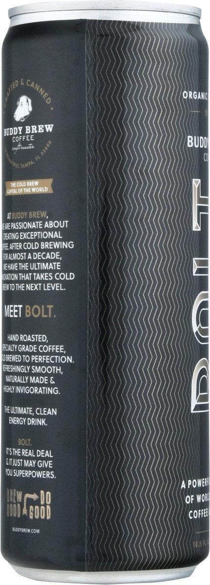 slide 10 of 14, Buddy Brew Coffee Bolt Organic Cold Brew Coffee - 10.5 fl oz, 10.5 fl oz