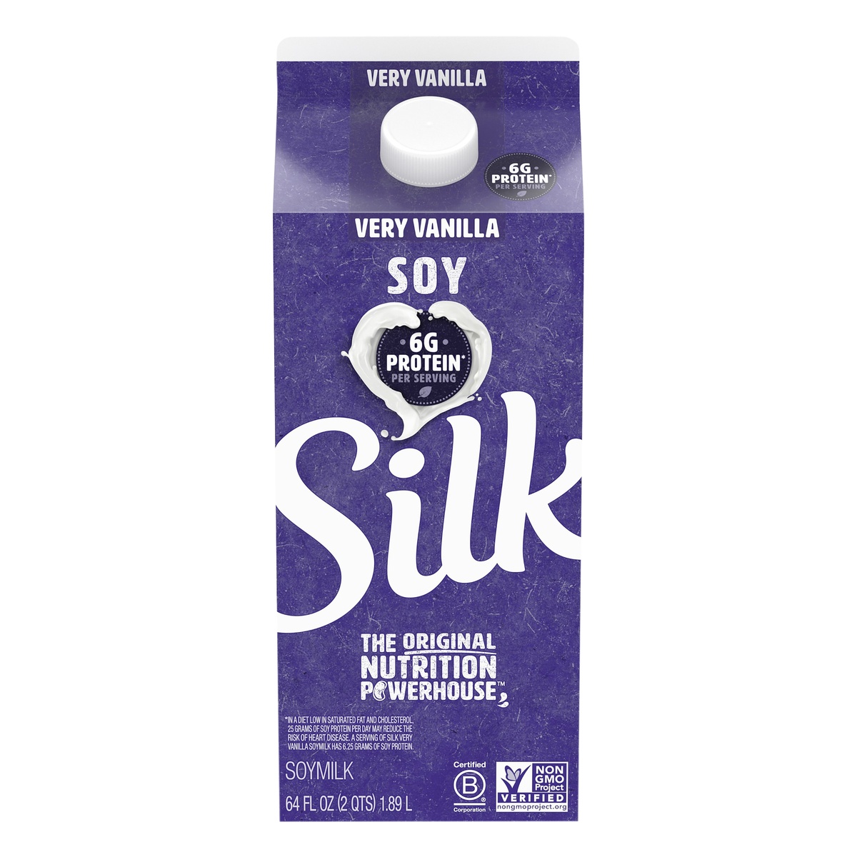 slide 1 of 9, Silk Very Vanilla Soy Milk, Half Gallon, 64 fl oz