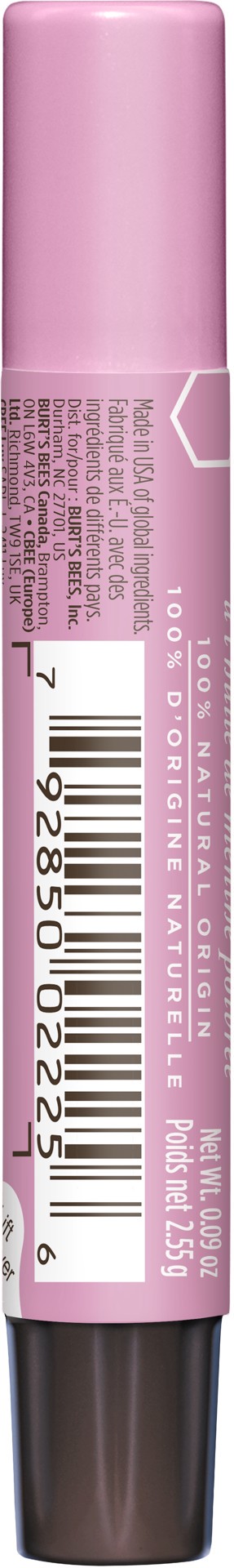 slide 3 of 5, Burt's Bees 100% Natural Origin Moisturizing Lip Shimmer, Guava, 1 ct