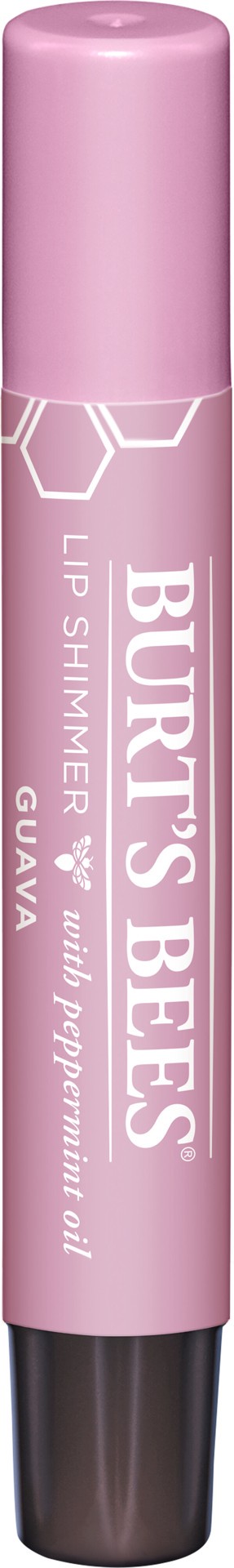 slide 1 of 5, Burt's Bees 100% Natural Origin Moisturizing Lip Shimmer, Guava, 1 ct