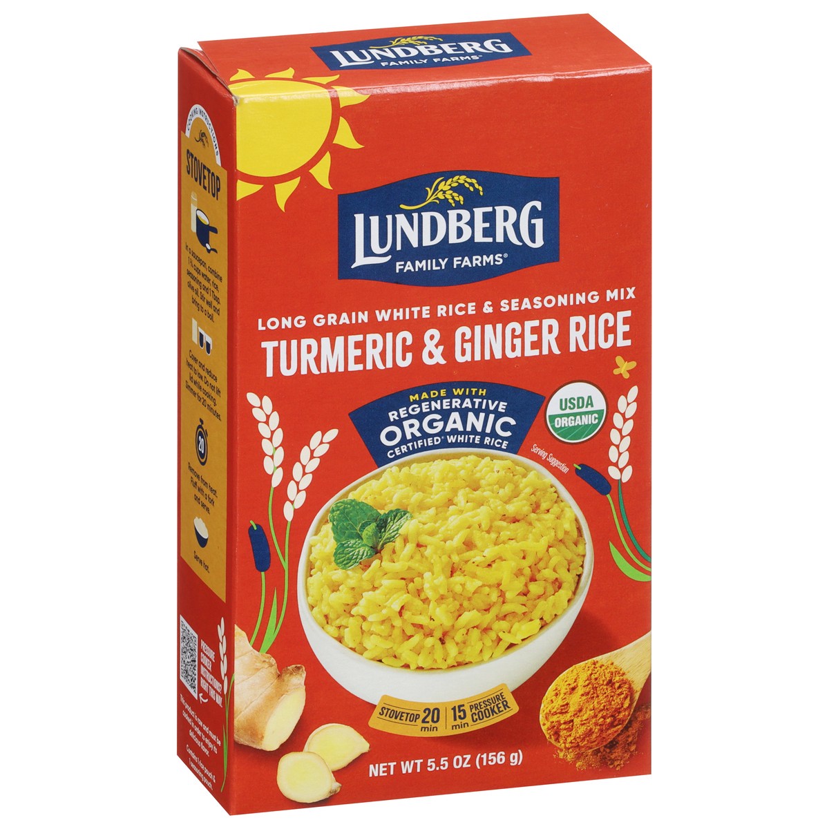 slide 13 of 15, Lundberg Tumeric & Ginger White Rice, 5.5 oz