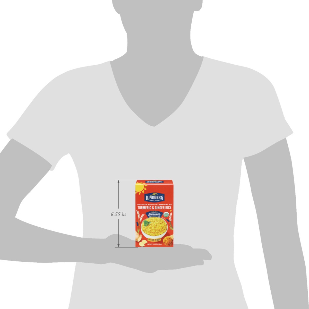 slide 9 of 15, Lundberg Tumeric & Ginger White Rice, 5.5 oz