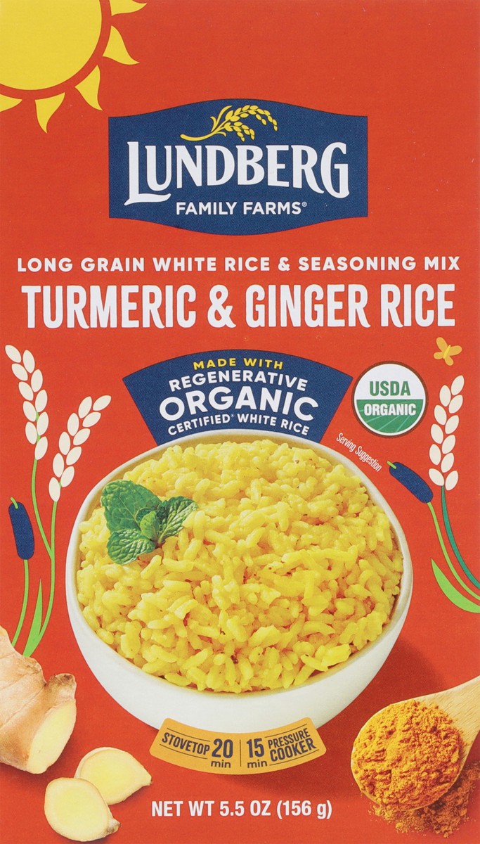 slide 10 of 15, Lundberg Tumeric & Ginger White Rice, 5.5 oz