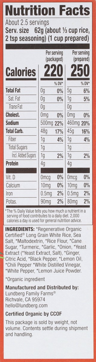 slide 2 of 15, Lundberg Tumeric & Ginger White Rice, 5.5 oz