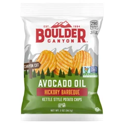 Boulder Canyon Hickory Barbeque Kettle Style Potato Chips