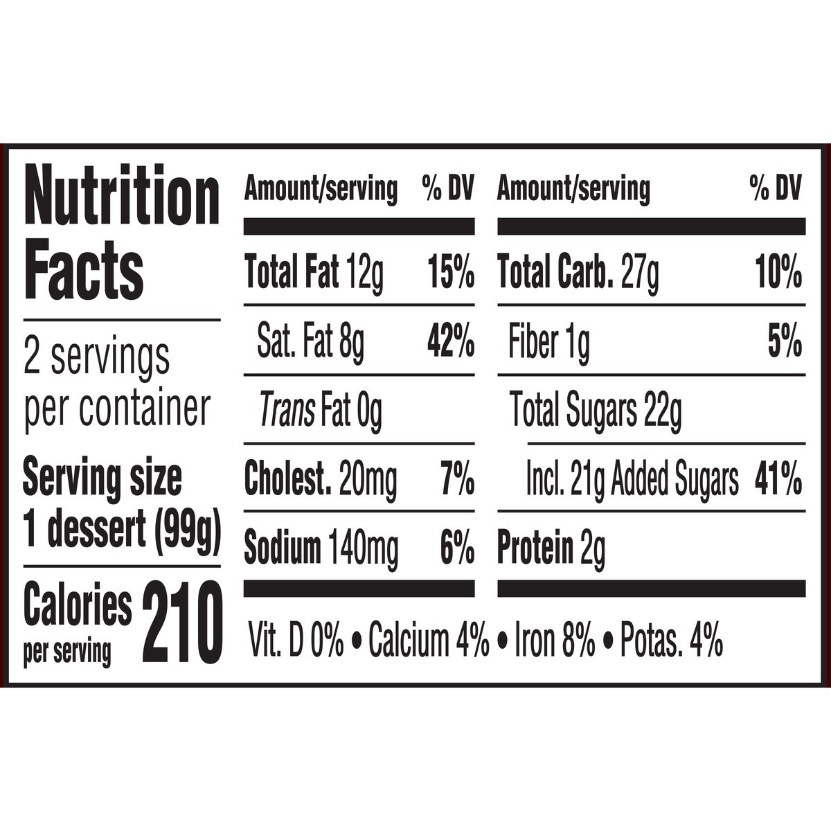 slide 4 of 14, COLLIDERS™ Chopped HERSHEY''S Chocolate Refrigerated Dessert, 2 ct Pack, 2 ct