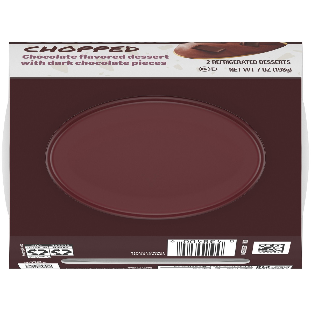 slide 9 of 14, COLLIDERS™ Chopped HERSHEY''S Chocolate Refrigerated Dessert, 2 ct Pack, 2 ct