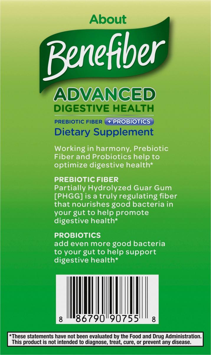 slide 3 of 9, Benefiber Advanced Digestive Health Pre-Probiotic Sticks - 3oz, 15 ct