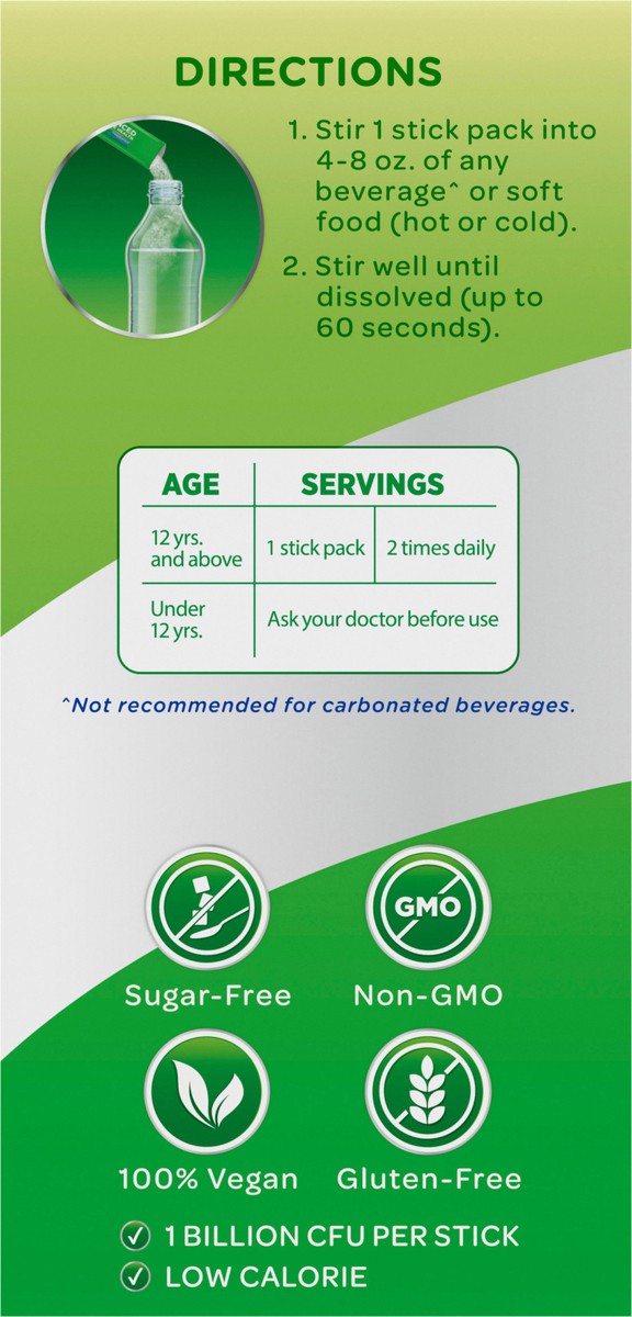 slide 2 of 9, Benefiber Advanced Digestive Health Pre-Probiotic Sticks - 3oz, 15 ct