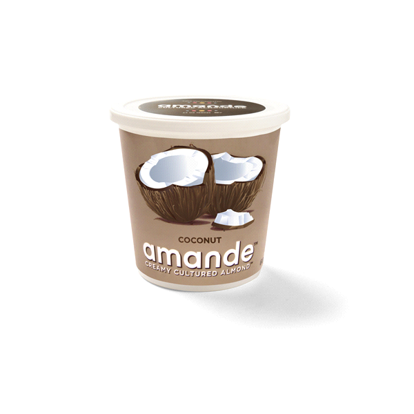 slide 1 of 1, Amande Cultured Almondmilk Yogurt, 24 oz