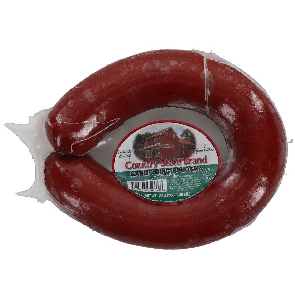 slide 1 of 1, Garlic Ring Bologna, 1.4 lb