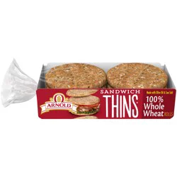 Arnold Whole Wheat Pre-sliced Rolls, 6 count, 12 oz