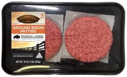 Frontiere Natural Meats Ground Bison Patties