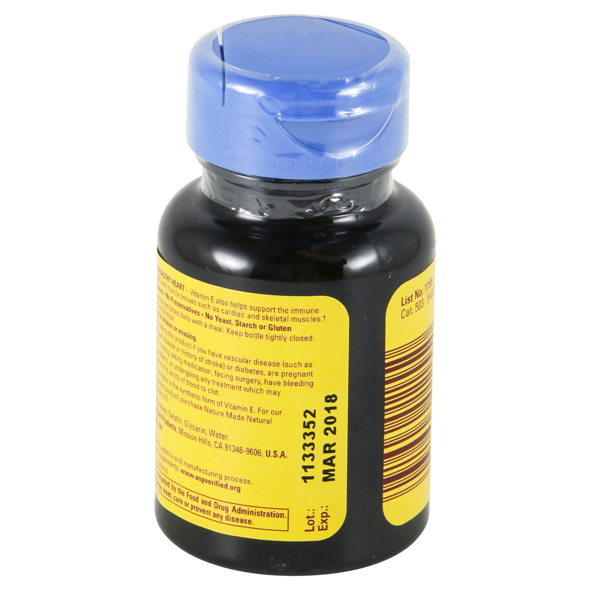 slide 2 of 4, Nature Made Liquid Softgels 200 IU Vitamin E, 100 ct